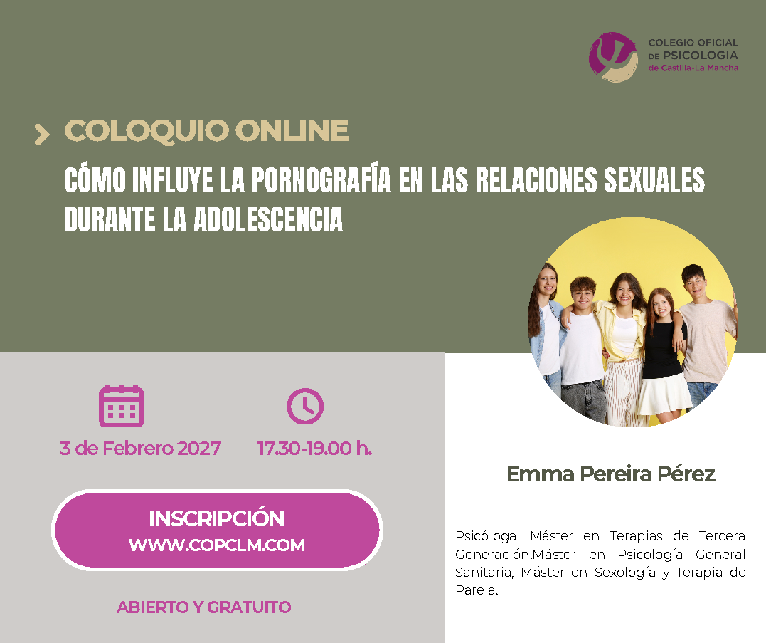 Coloquio online: Cómo influye la pornografía en las relaciones sexuales durante la adolescencia